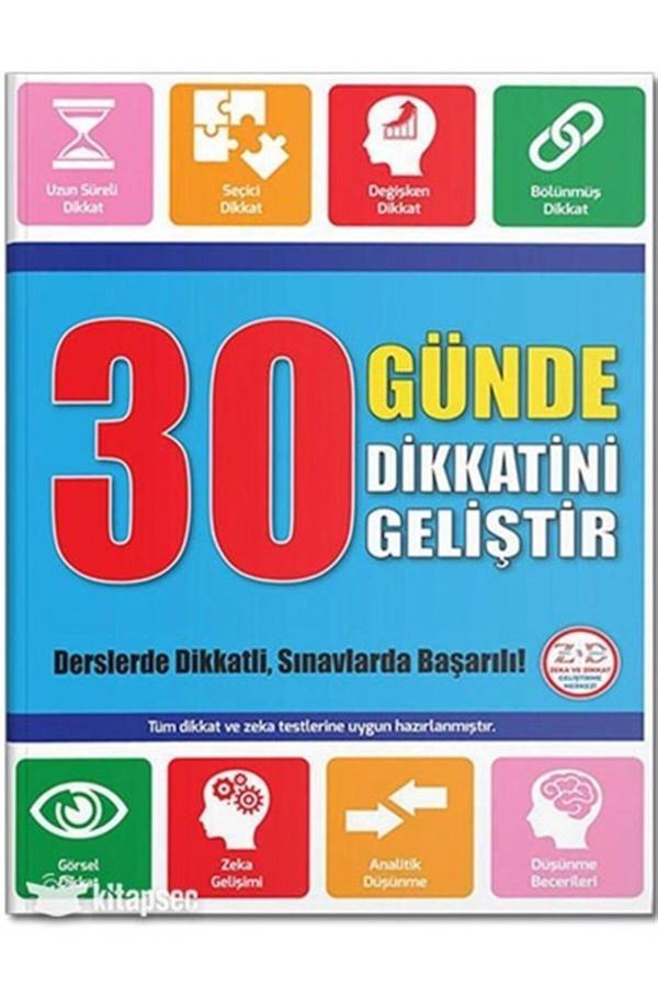 Yükselen Zeka Yayınları Yükselen Zeka 30 Günde Dikkatini Gelistir - Yükselen Zeka Yayınları - Image 1