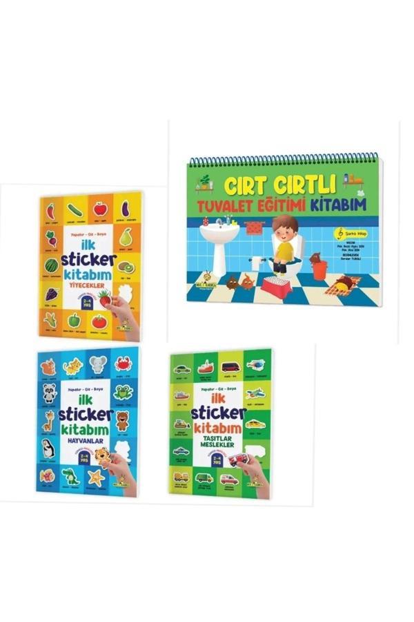 Yükselen Zeka Yayınları Cıt Cırtlı Tuvalet Eğitimi Kitabı Ve 2-4 Yaş Ilk Sticker Kitabım - Yükselen Zeka Yayınları - Image 1