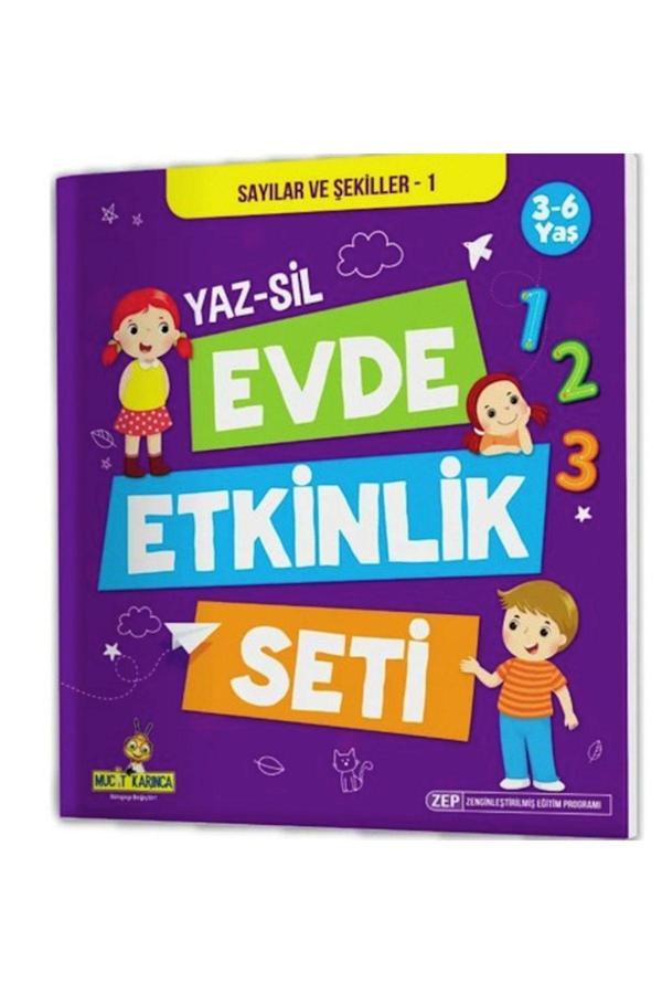 Yükselen Zeka Yayınları Evde Etkinlik Seti 3-6 Yaş 5'Li Set Kitap - Yükselen Zeka Yayınları - Image 1