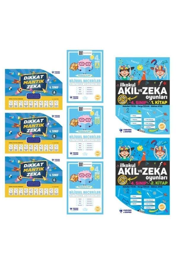 Curious&Genius 4. Sınıfa Özel Dikkat Geliştirme Ve Aktivite Setleri (3 Set Takım) (Bilsem Hazırlık) - Curios & Genius Yayınları - Image 1