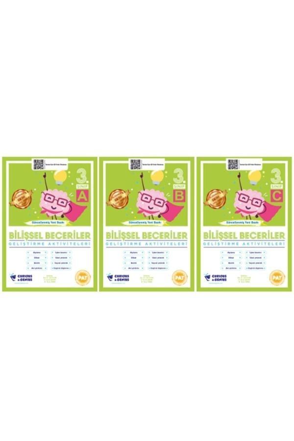 Curious&Genius Bilişsel Beceriler Geliştirme Aktiviteleri 3. Sınıf Seti (A-B-C) 3 Kitap Güncellenmiş Yeni Baskı - Curios & Genius Yayınları - Image 1