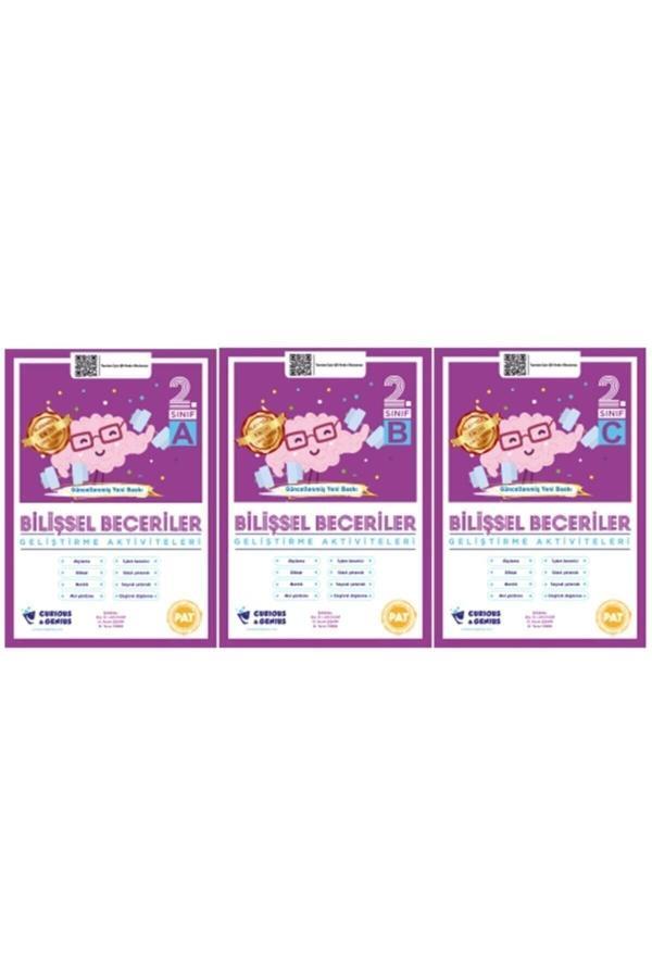 Curious&Genius Bilişsel Beceriler Geliştirme Aktiviteleri 2. Sınıf Seti (A-B-C) 3 Kitap Güncellenmiş Yeni Baskı - Curios & Genius Yayınları - Image 1