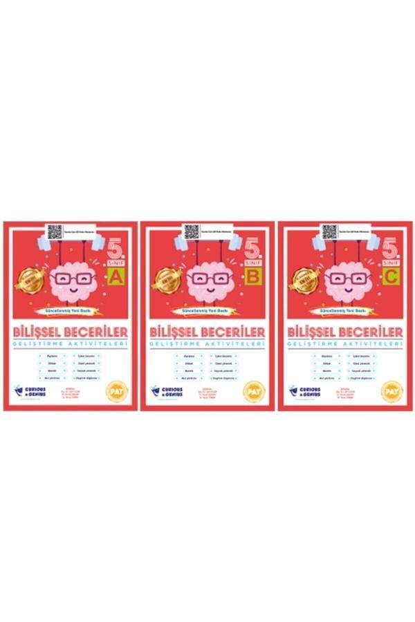 Curious&Genius Bilişsel Beceriler Geliştirme Aktiviteleri 5. Sınıf Seti (A-B-C) 3 Kitap Güncellenmiş Yeni Baskı - Curios & Genius Yayınları - Image 1