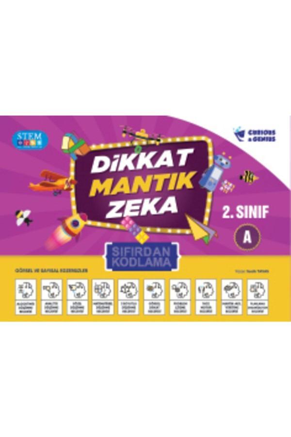 Curious&Genius 2.Sınıf Için Sıfırdan Kodlama Seti 3 Kitap Dikkat Mantık Zeka - Curios & Genius Yayınları - Image 1