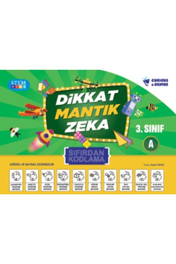 Curious&Genius 3.Sınıf Için Sıfırdan Kodlama Seti 3 Kitap Dikkat Mantık Zeka - Curios & Genius Yayınları - Image 1