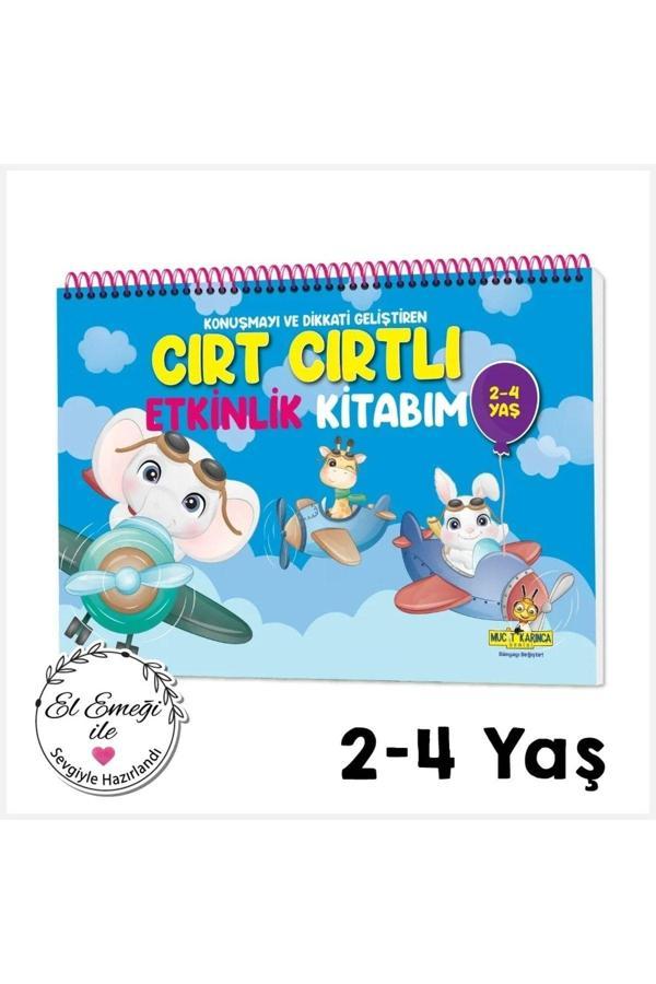Yükselen Zeka Konuşmayı Ve Dikkati Geliştiren Cırt Cırtlı Etkinlik Kitabım 2-4 Yaş - Yükselen Zeka Yayınları - Image 1