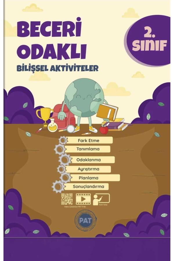 Curious&Genius Pat 2.Sınıf Beceri Odaklı Bilişsel Aktiviteler (Degerkitap) - Curios & Genius Yayınları - Image 1