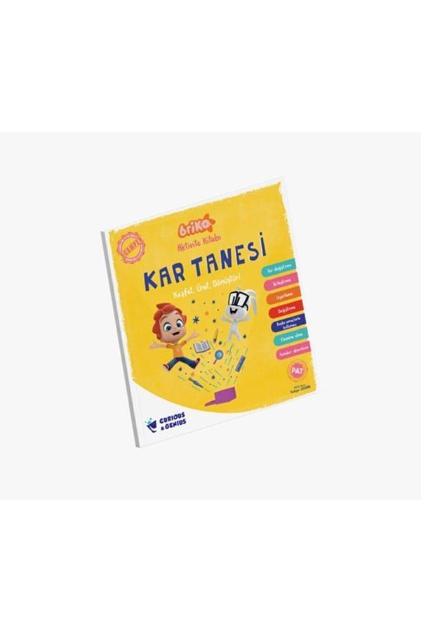 Curious&Genius Kar Tanesi -Briko Eğitici Aktivite Kitabı - Keşfet, Üret, Dönüştür! Curious&Genius - Curios & Genius Yayınları - Image 1