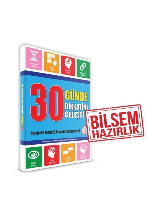 Yükselen Zeka Yayınları Yükselen Zeka 30 Günde Dikkatini Geliştir Kitabı Bilsem Hazırlık - Yükselen Zeka Yayınları - Image 1