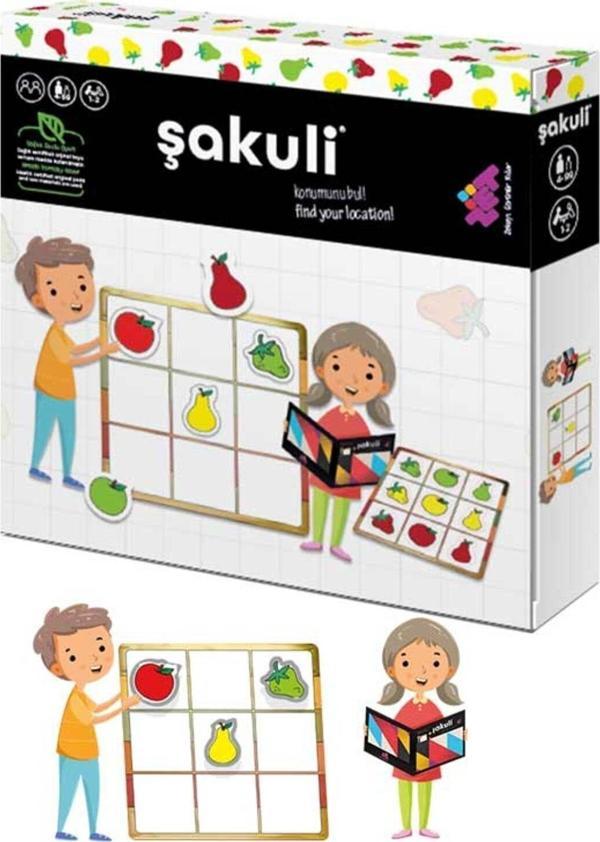 Tüzder Şakuli (Meyvelerle Sudoku) Zeka Ve Akıl Oyunu 3+ Yaş 1+ Oyuncu - Image 1