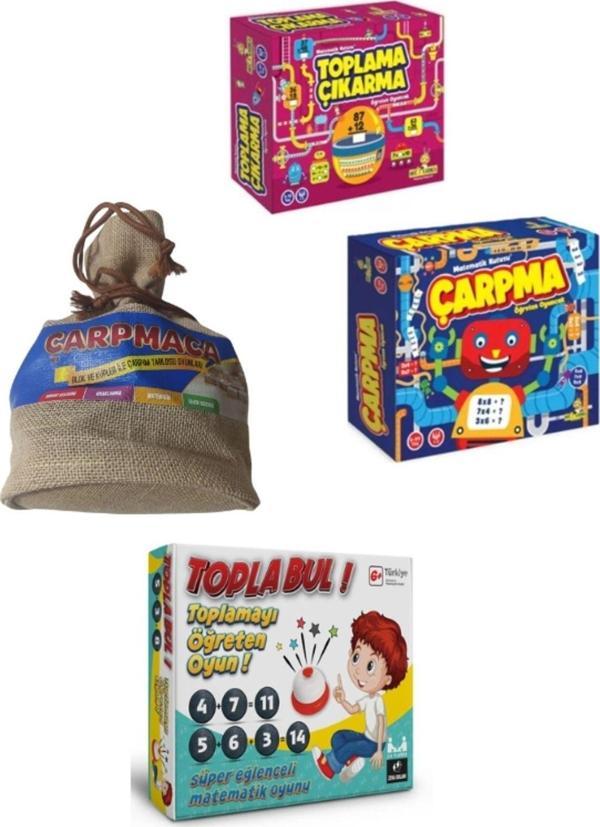 Zeka Dolabı Toplama-Çarpma & Topla Bul-Çarpmaca ( 4 Ürün Matematik, Yükselen Zeka) - Image 1