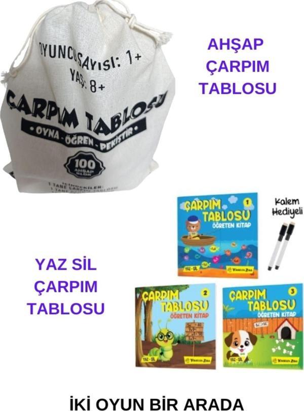 Zeka Dolabı Çarpım Tablosu Oyunu & Yaz Sil Çarpım Tablosu ( Çarpım Tablosu,  Yaz Sil Çarpım Tablosu) - Image 1