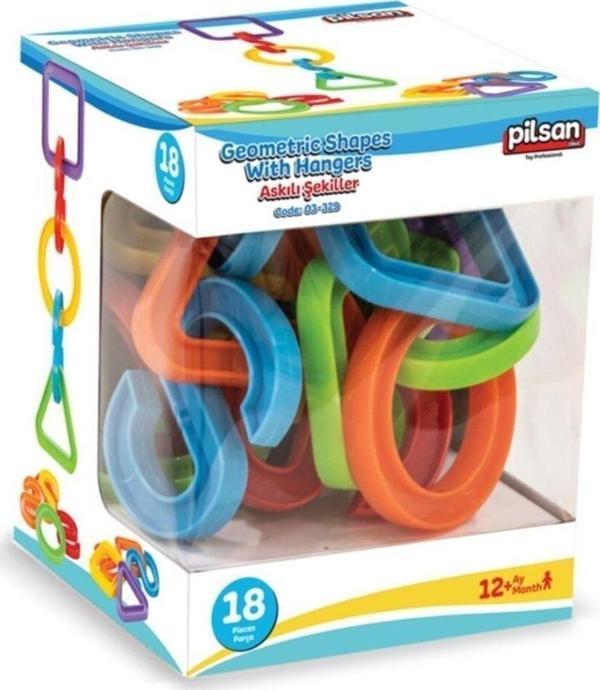Pilsan Orjinal Ürün Zeka Geliştiren Askılı Şekiller Oyuncak - Image 1