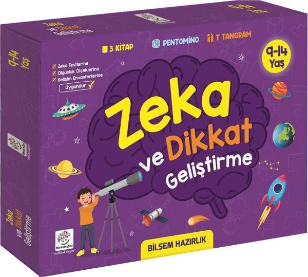 Yükselen Zeka 9-14 Yaş Zeka Ve Dikkat Geliştirme Seti - Yükselen Zeka Yayınları - Image 1