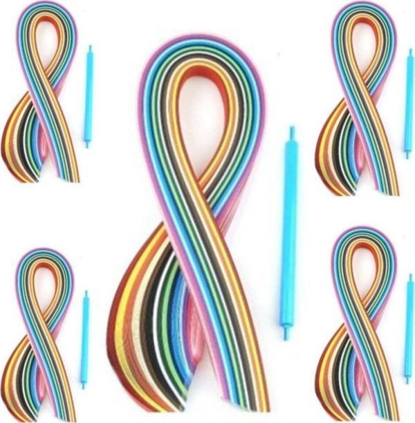 Kumtoys Quilling Kağıt Katlama Kıvırma Malzemeleri 5Li Paket - Image 1