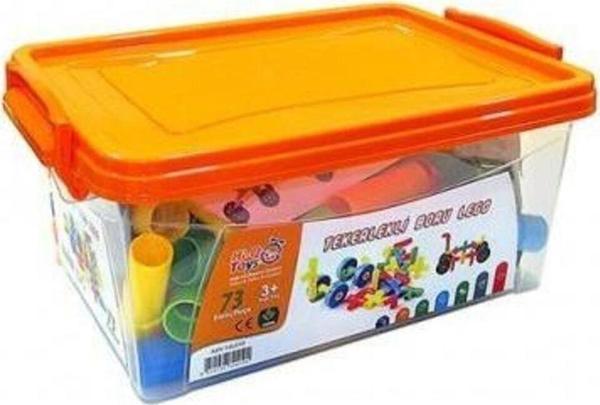 Hi-Q Toys Tekerlekli Boru Lego 56 Parça - Eğitici Lego - Image 1