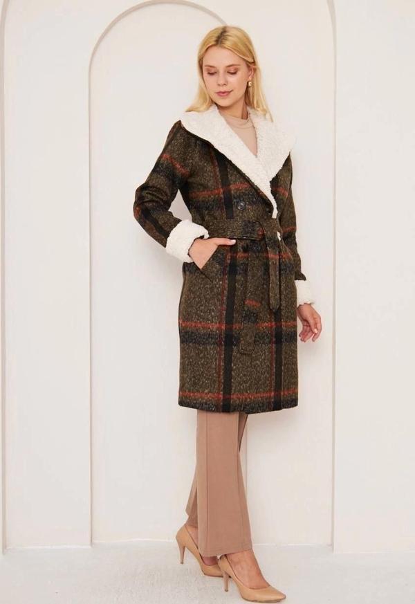 KÜRKLÜ EKOSE KABAN - Image 1