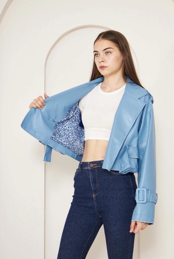 KISA DERİ CEKET - Image 1