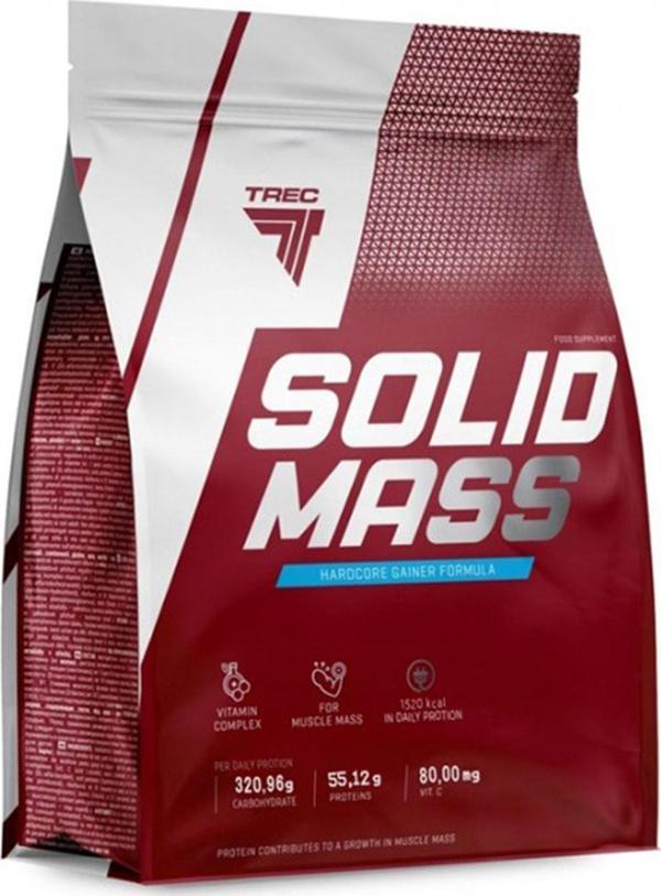 Trec Nutrition Trec Solid Mass Karbonhidrat Tozu 3000gr - Çilek Aromalı - Image 1