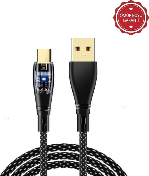 ScHitec 6A 120W UsbA to Type-C 1Metre Hızlı Data ve Şarj Kablosu Siyah Ömür Boyu Garanti YK234S - Image 1