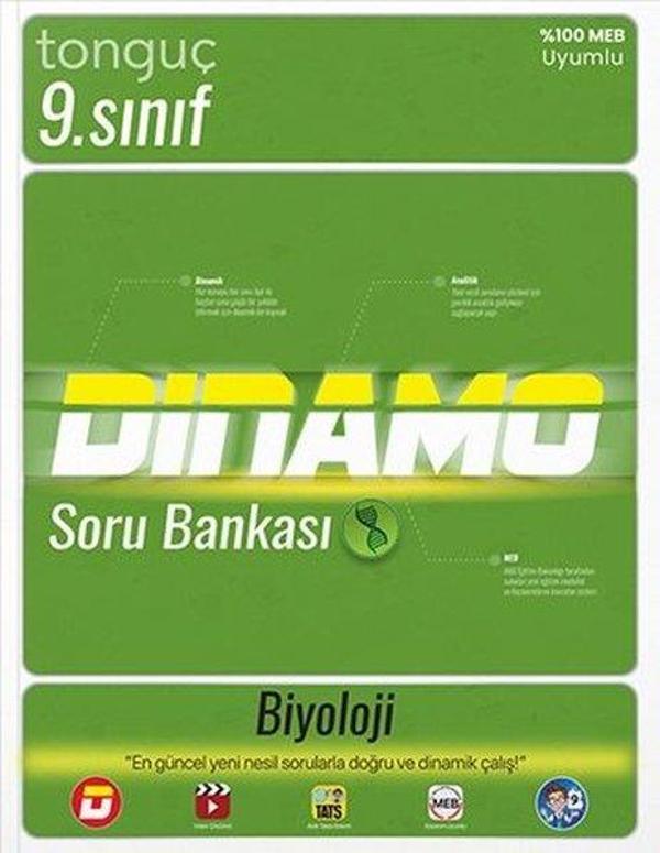 9.Sınıf Dinamo Biyoloji Soru Bankası - Tonguç Akademi - Image 1