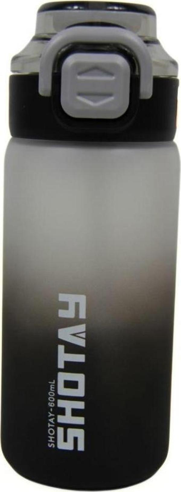 Shotay Soft Gradient Su Matarası PC Siyah 600Ml - Image 1