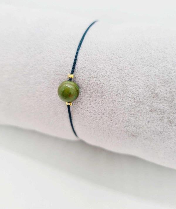 Sertifikalı Afrika Turkuaz Doğal Taş Bileklik - Image 1