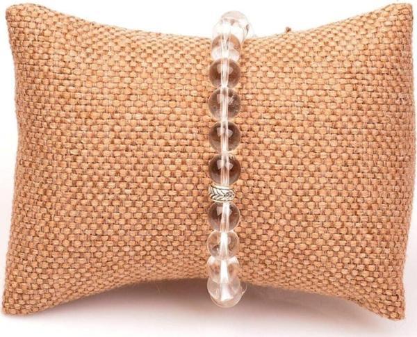 Kristal Kuvars Taşı Bileklik 8 mm - Image 1