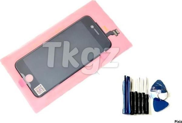 Tkgz İphone 6 Lcd Ekran dokunmatik (LW Marka Tamir SETİ) SİYAH - Image 1
