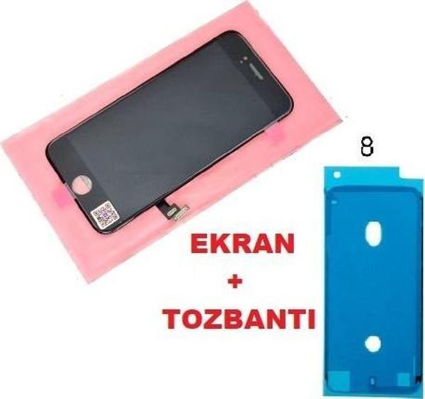 Tkgz İphone 8 Lcd Ekran dokunmatik (+TOZBANTI LW Marka) SİYAH - Image 1