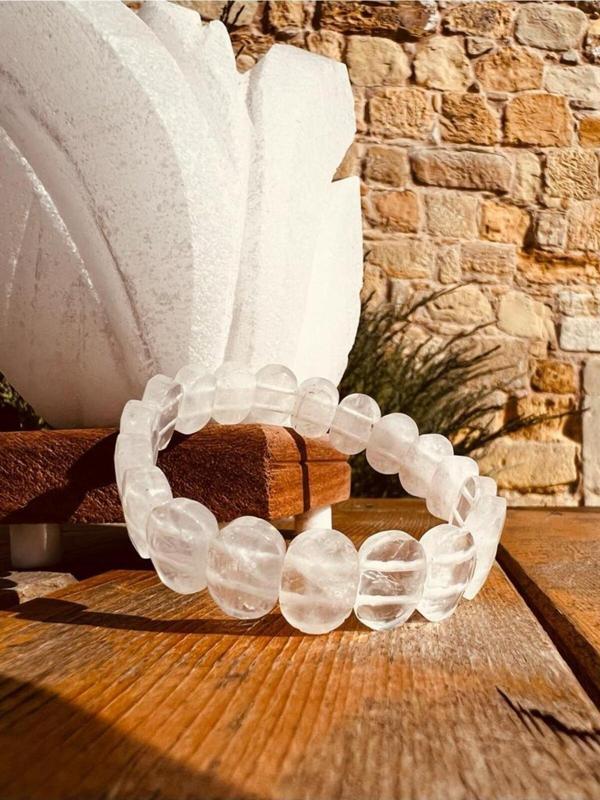 Kristal Kuvars Taşı Özel Kesim Rolex Bileklik - Image 1