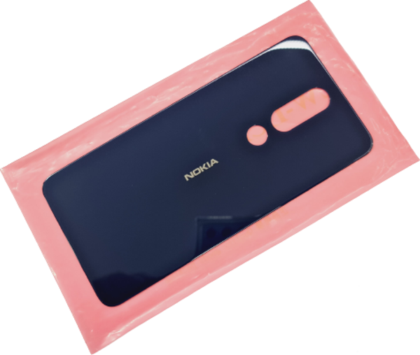 Tkgz Nokia 5.1 PLUS Arka Pil Batarya Kapağı (CAM Lacivert) - Image 1