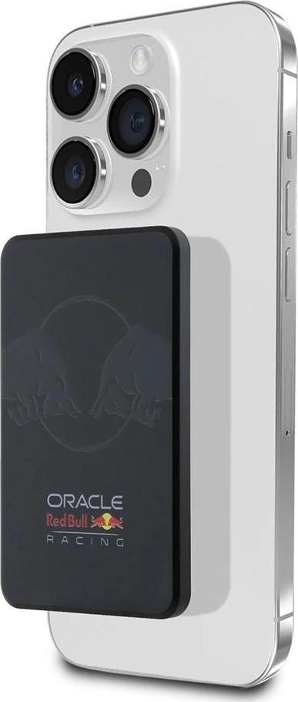 Redbull Orjinal Lisanslı M-safe Şarj Özellikli Dijital LED Göstergeli Çift Boğa Baskılı Powerbank 50 - Image 1