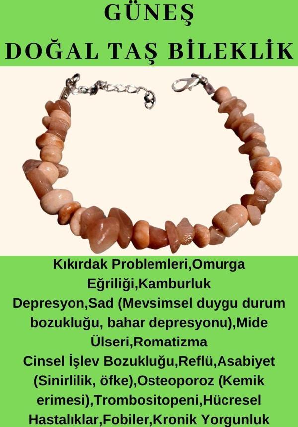 Sertifikalı Güneş Doğal Taş Bileklik - Image 1