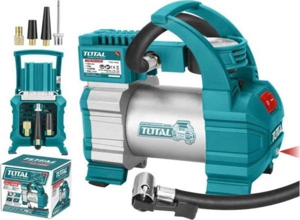 Total Araç Hava Kompresörü Led Işıklı Çakmaklı Kablo - TTAC14061 - Image 1