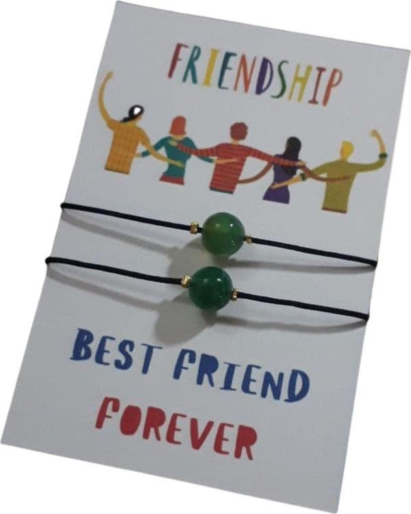 Dostluk Aventurin Doğal Taşlı İp Bileklik - Image 1