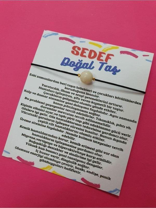 Doğal Sedef Bileklik Orijinal Doğal Taş - Image 1