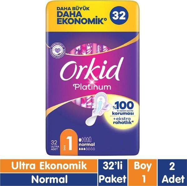 Orkid Platinum Normal Ped 32x2 64 Adet - Image 1