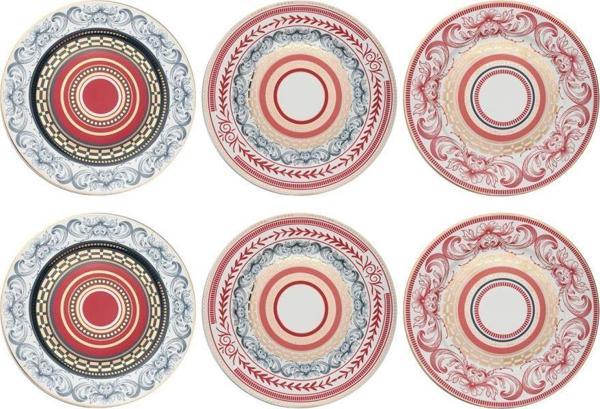 Lucky Art Lancelot Bone 20Cm 6Lı Tabak Seti - Image 1