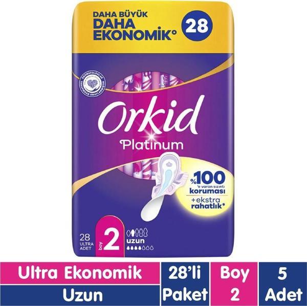 Orkid Platinum Uzun Ped 28x5 140 Adet - Image 1