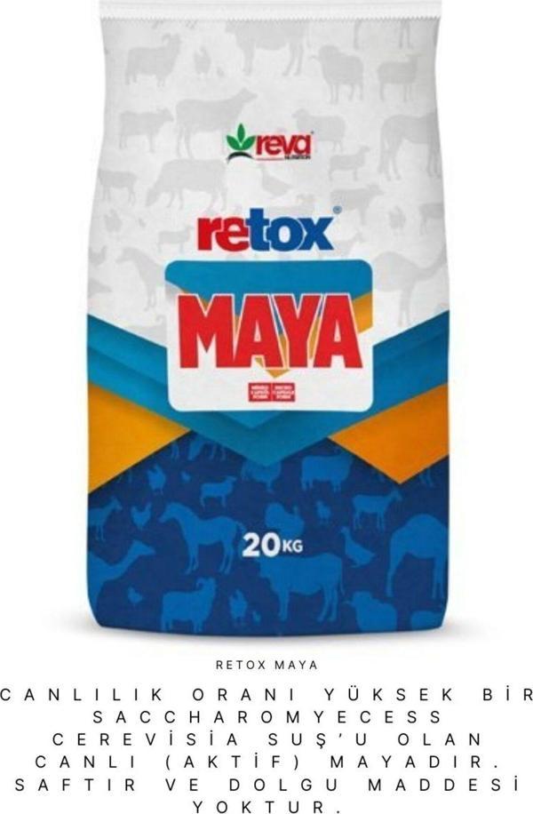 Retox Maya (3*10-6) Hayvan İştah Açıcı ve Verim Artırıcı Yem Katkı 20 Kg Torba - Image 1