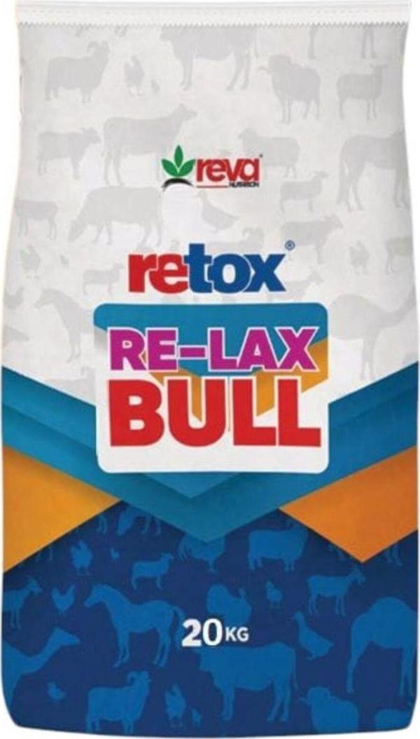 Retox Re-lax Bull Erkek Besi Hayvanları İçin Sakinleştirici Yem Katkı 20Kg Torba - Image 1