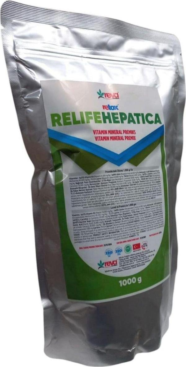Retox ReLife Hepatıca Verim Düşüklüğü ve Önleyici Yem Katkı 1 Kg - Image 1