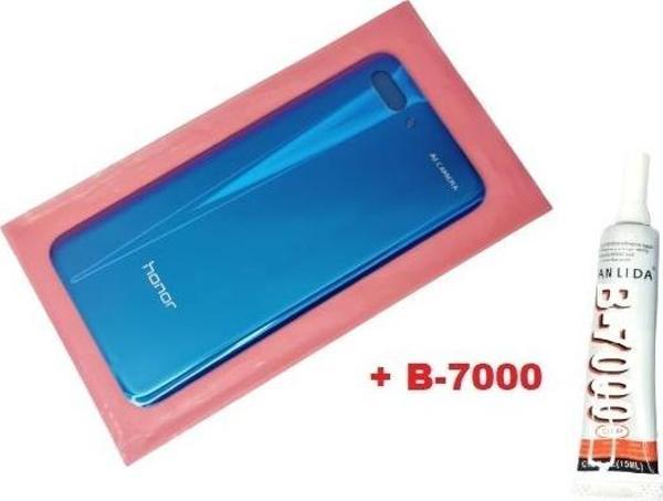Tkgz Huawei Honor 10 Arka Pil Batarya Kapağı (CAM+B-7000) MAVİ - Image 1
