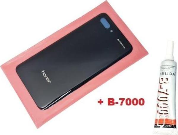 Tkgz Huawei Honor 10 Arka Pil Batarya Kapağı (CAM+B-7000) SİYAH - Image 1