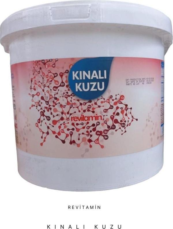 Revitamin Kınalı Kuzu Koyun Keçi Kuzu ve Buzağı Hayvan Yem Katkı 10 KG Kova - Image 1