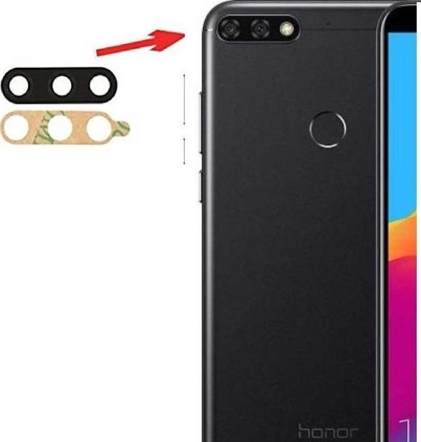 Tkgz Huawei HONOR 7C Arka Kamera Camı Lens Yapışkanlı - Image 1