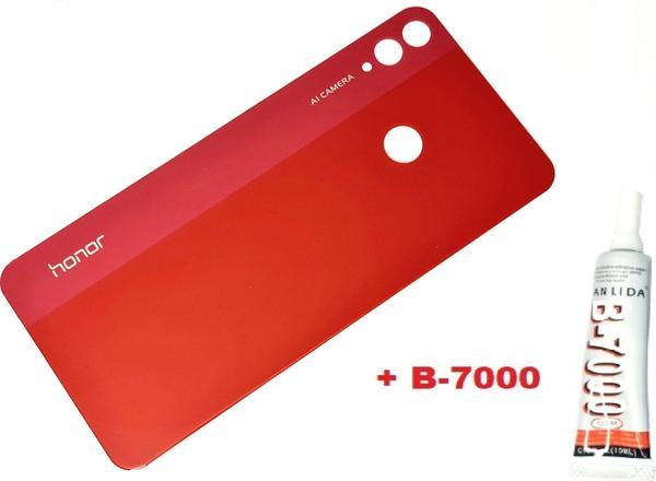 Tkgz Huawei Honor 8X Arka Pil Batarya Kapak (CAM+B-7000) KIRMIZI - Image 1