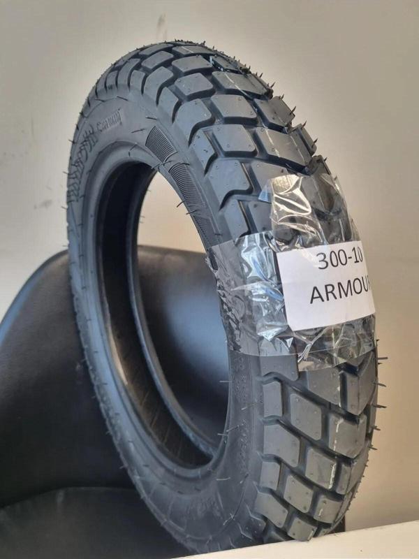 Maruti Tyres 300-10 Tl(Tubeless) Motosiklet Lastiği Armour - Image 1