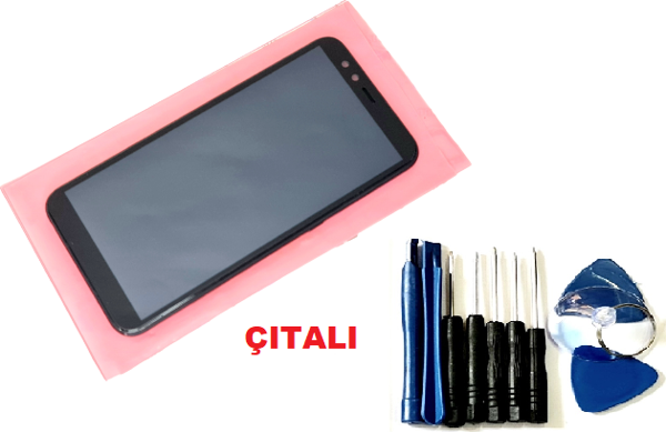 Tkgz Huawei Honor 9 LİTE Lcd Ekran Dokunmatik (ÇITALI TAMİR SETİ) SİYAH - Image 1